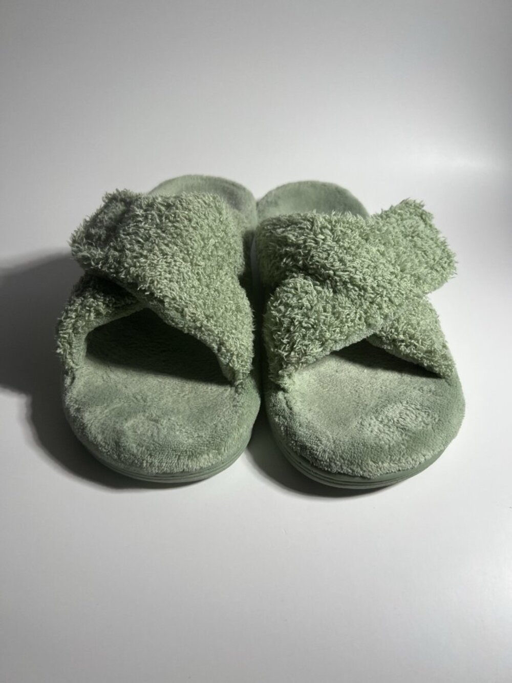 Vionic Relax Orthaheel Orthotic Slippers Women’s Size 9 Green Comfort - Picture 2 of 7